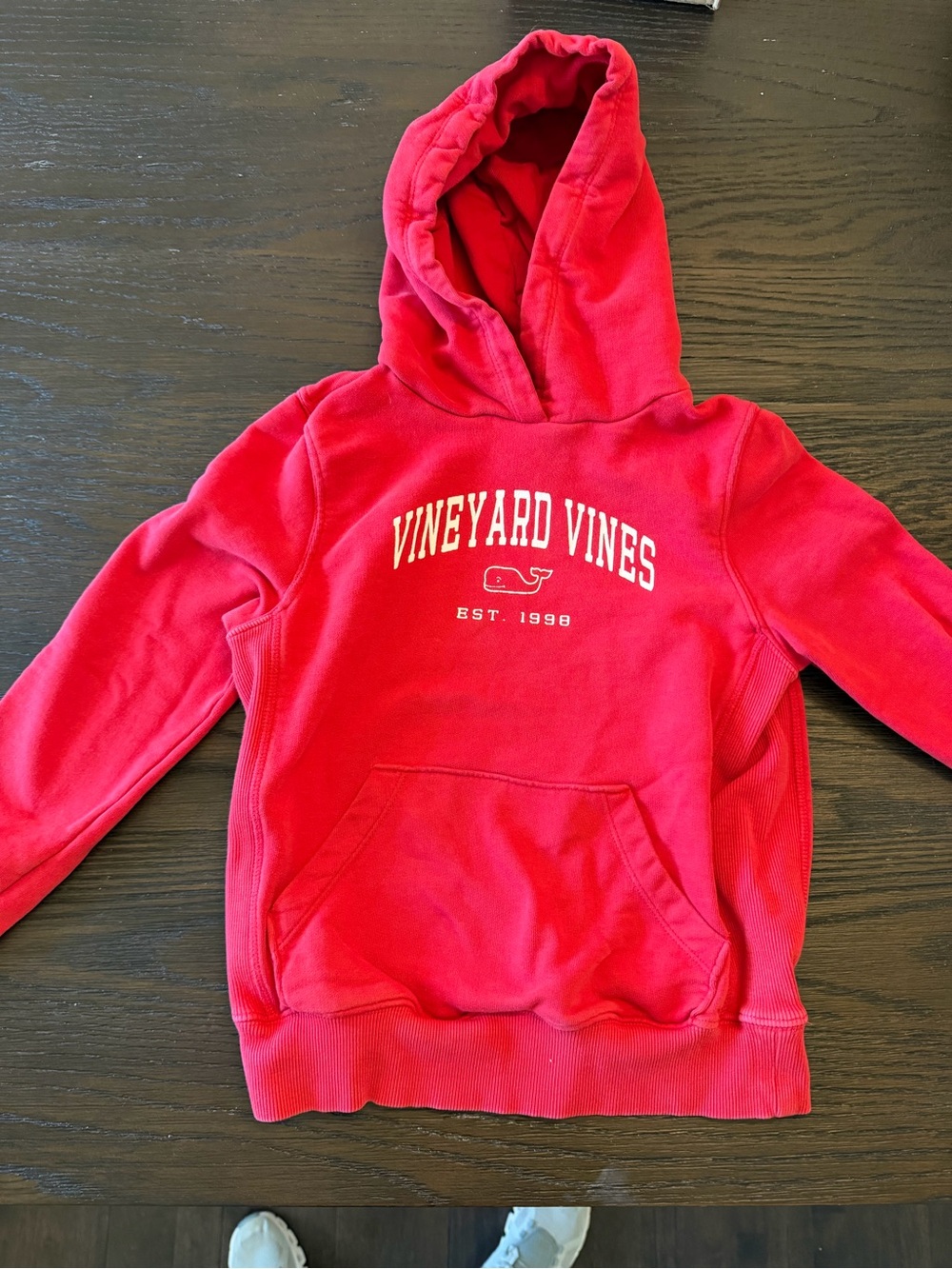 Vineyard Vines Kids Bright Red Pullover Hoodie
